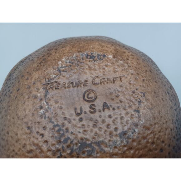 Treasure Craft USA Cowboy Hall of Fame Fire Flame Red Orange Trinket Ring Dish - Picture 8 of 12